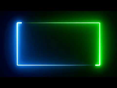 Green Screen Neon Led Light Border Stock Footage Video (100% Royalty-free)  1038892379