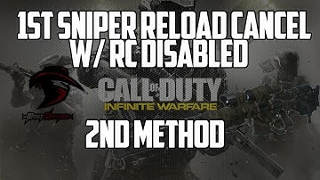 First Reload Cancel On COD:IW W/ Reload Cancel Disabled