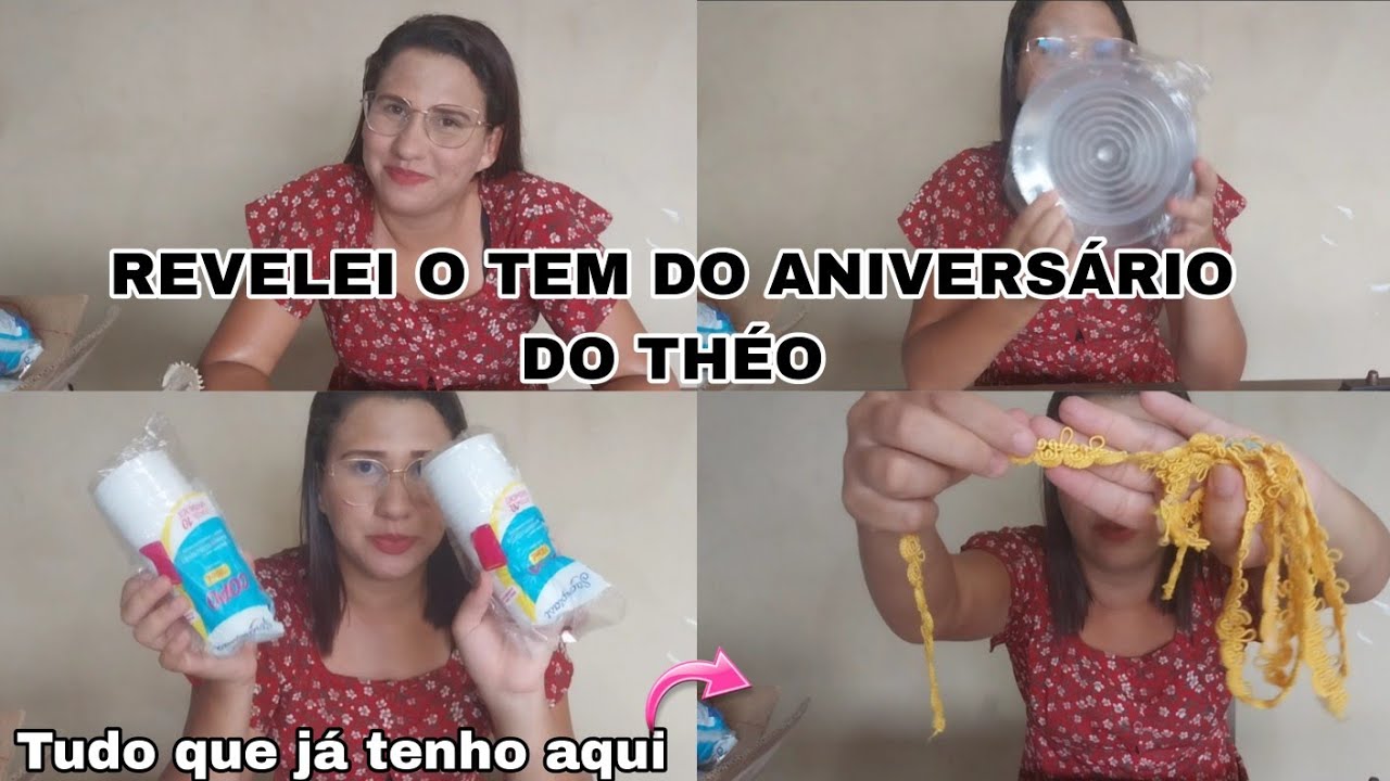 REVELEI O TEMA DO ANIVERSÁRIO DO THÉO DE 4 ANOS// TUDO QUE VOU SERVI+ TUDO QUE JÁ TENHO AQUI.. 🥳