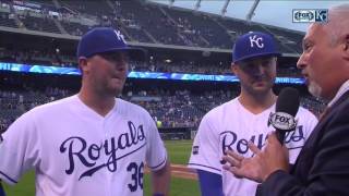 Cam Gallagher and Jakob Junis on being reunited in the big leagues