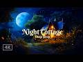 8 Hours Peaceful Night at a Cozy Cottage | Crickets,Owls &amp; Night Ambience#sleep #sleepsounds #relax