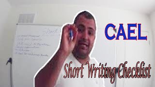 CAEL.Canadian Academic English language Test ||Short Writing Checklist Help you write your CAEL Test