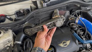 Belt Tensioner Removal R56 Mini Cooper S Quick and Easy