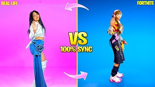FORTNITE DANCES IN REAL LIFE (Tyla, Push 2 Start, Tiktok and Icon Series Dances)