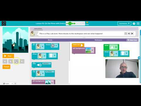 How to Begin Lesson 10 On the Move with Events