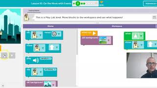 How to Begin Lesson 10 On the Move with Events