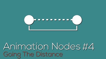 Animation Nodes #4: Going the Distance (Distance and Map range nodes)