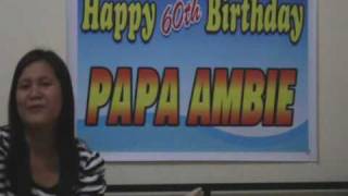 Papa's 60th AVP