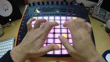 Composing on Ableton Push 2 - A studio session