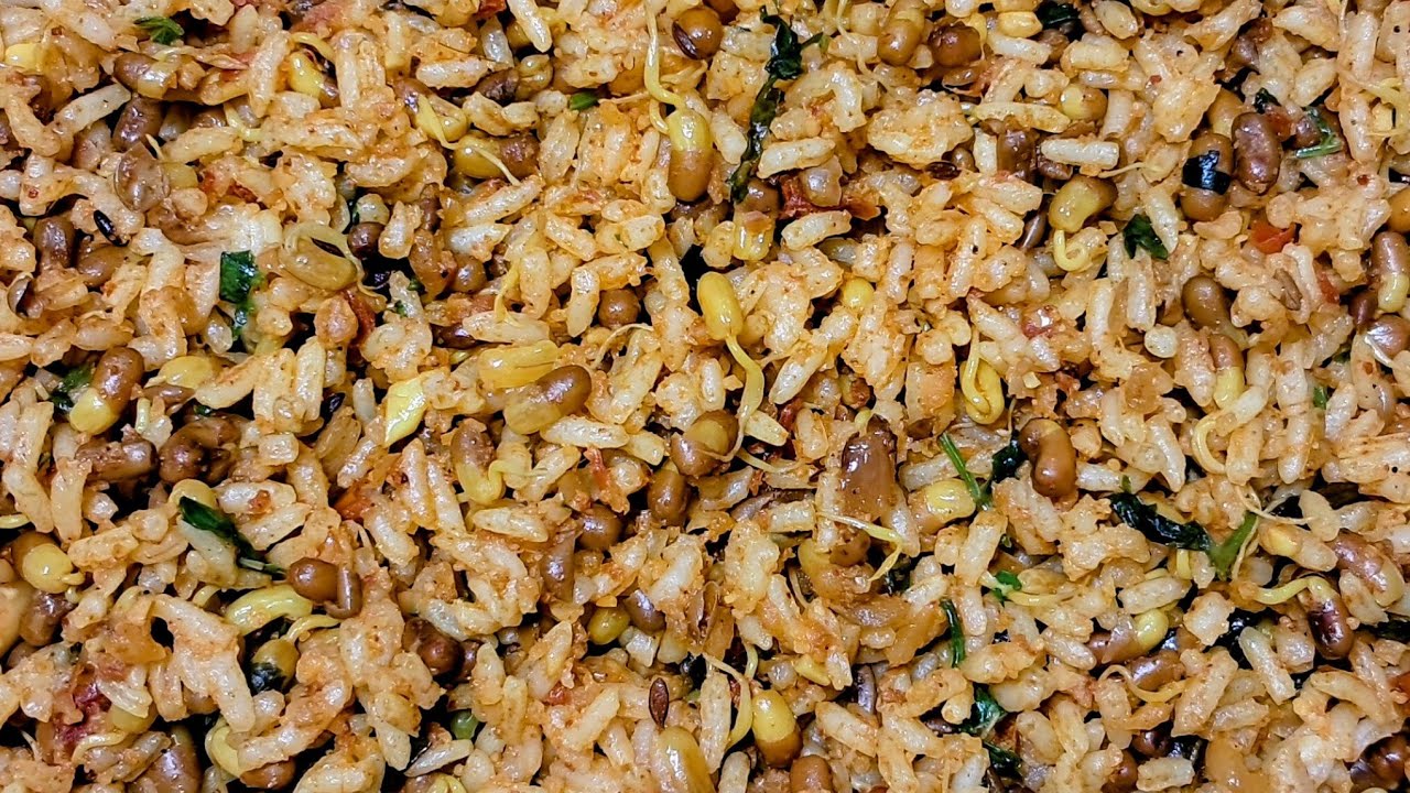 Nutritious Delight Quick & Easy Moth Bean Rice Recipe || Protein Rich Recipe || Sprouts Recipe