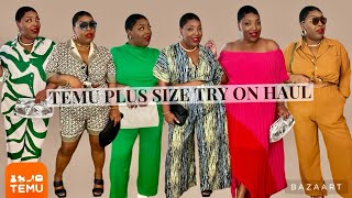 Huge Plus Size Temu Tryon haul #fashion #temuhaul #plussizefashion