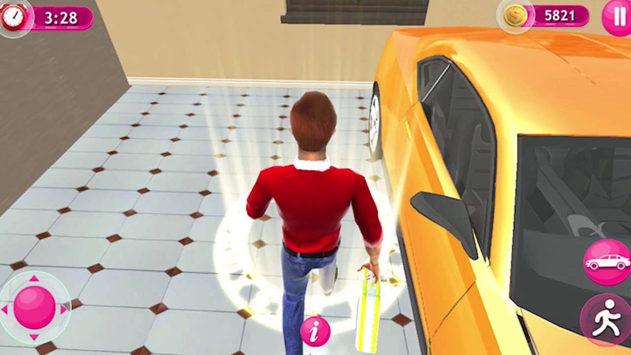 Virtual Family Dad | 3D simulation game| Father going to office