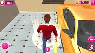 Virtual Family Dad | 3D simulation game| Father going to office screenshot 5