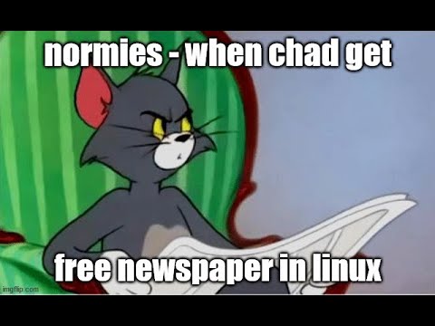 Chad getting newspaper in linux for FREE