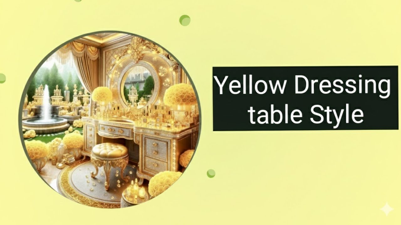 Yellow Dressing Table A to Z ✨ | Alphabetical Decor Ideas | Beauty Zone with Nasma