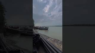 রামগঙ্গা ফেরি ঘাট 😍 Ramganga ferry ghat⛵#shorts #ramganga #ferry #boat #river #trending #viral #new
