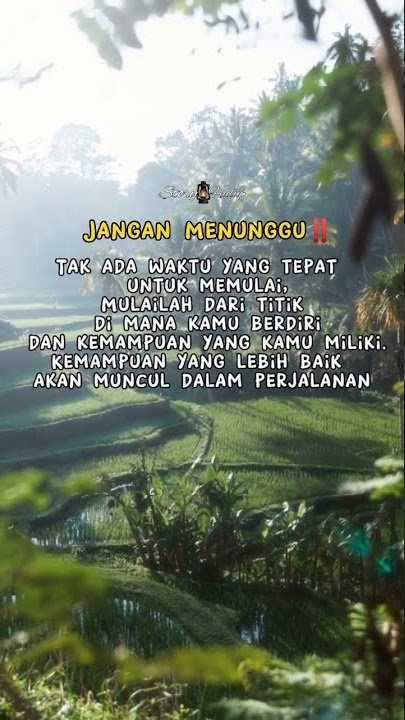 jangan menunggu || story wa motivasi #shorts