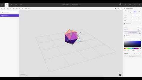 3. Create a low poly polyhedron | 3D jewelry workshop in Vectary