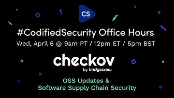 Supply Chain Graphs, New Checkov for Kubernetes Features | Episode 18 Codified Security