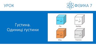 картинка: Фізика 7. Урок - Густина. Одиниці густини. Презентація для 7 класу
