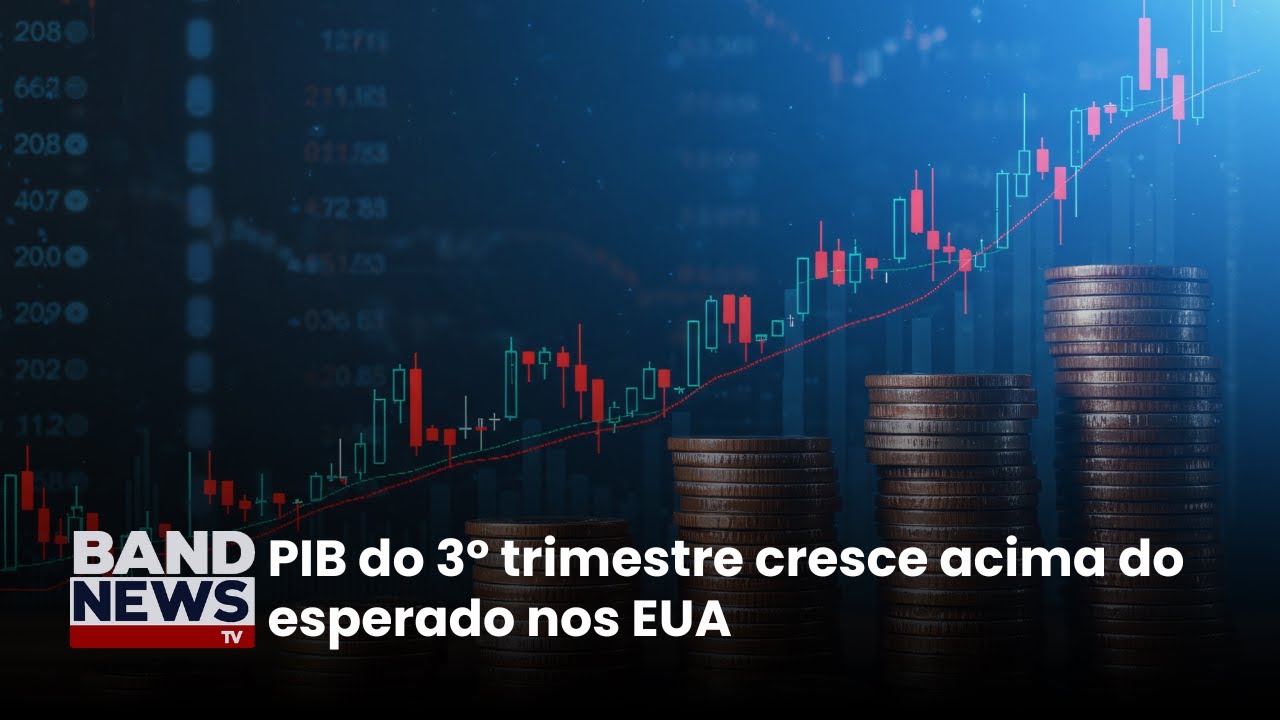 PIB do 3° trimestre cresce acima do esperado nos EUA | BandNewsTV