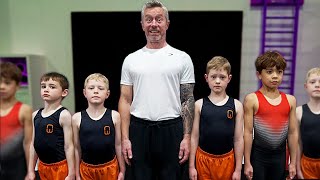 DAD Joins Junior Boys Gymnastics Squad for a Day!