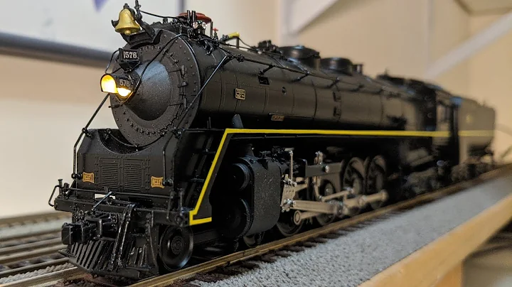 Surface Mount LED Lights HO Brass Steam Locomotive