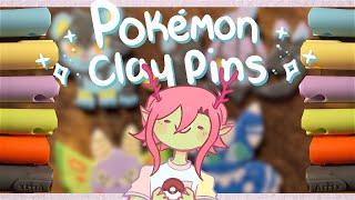˚✧₊:*☆Let's Make Some Random Pokemon Clay Pins˚✧₊:*☆