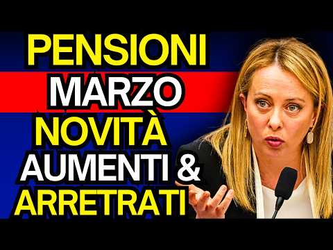 Video ?NOVITA’ PENSIONI MARZO - AUMENTI CON ARRETRATI, ANTICIPI, TRATTENUTE e CONGUAGLI!
