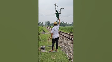 line clear signal 🚥#shorts #railtrack #railway #ytshorts #vairalshort #train #signal #bdrailway