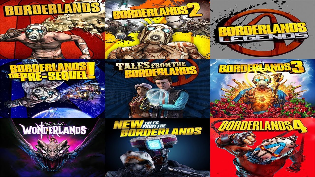 Evolution of Borderlands games