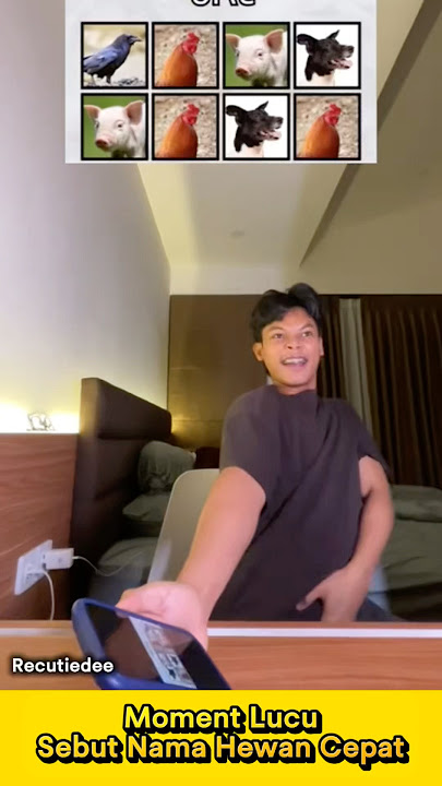 Moment Lucu Sebut Nama Hewan Dengan Cepat #shorts
