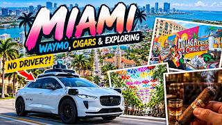 Details We Tried a DRIVERLESS CAR in Miami! | Waymo, Cigars, & Exploring Guide