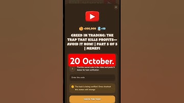 Greed in Trading: The Trap That KillsProfits-Avoid It Now! | Part 5 of 5 | MemeFi #memefi