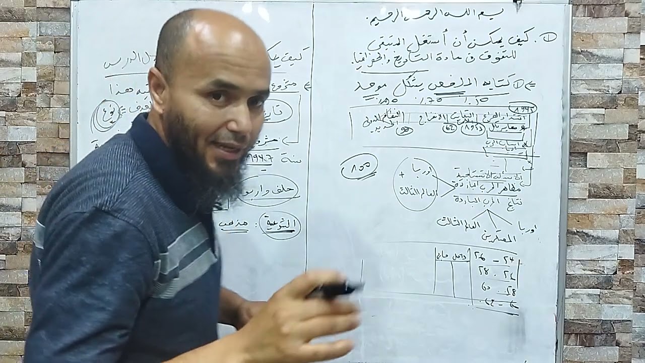 كيف استغل الوقت المتبقي للتحصل على العلامة الممتازة في التاريخ و الجغرافيا