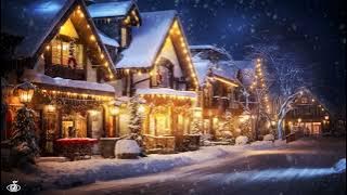 Relaxing Christmas Ambience Meditative Music | Winter Christmas Village Scene