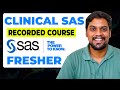 🔥 Become Clinical SAS Expert: Complete Pre-recorded Course + Live Doubt Clearing for Beginners!