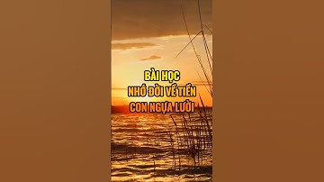 Bài học nhớ đời về tiền " Con Ngựa Lười "