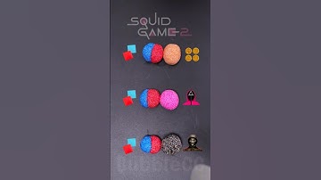 Guess the mixed color of squid game #오징어게임 #shorts #squidgame #squidgame2 #colormixing