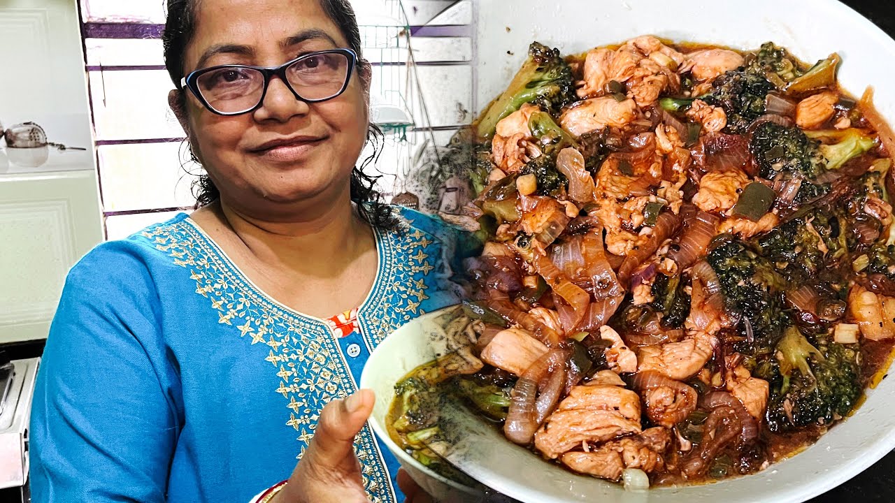 চিকেন ও ব্রকলি দিয়ে এটা কি বানিয়ে ফেললাম 