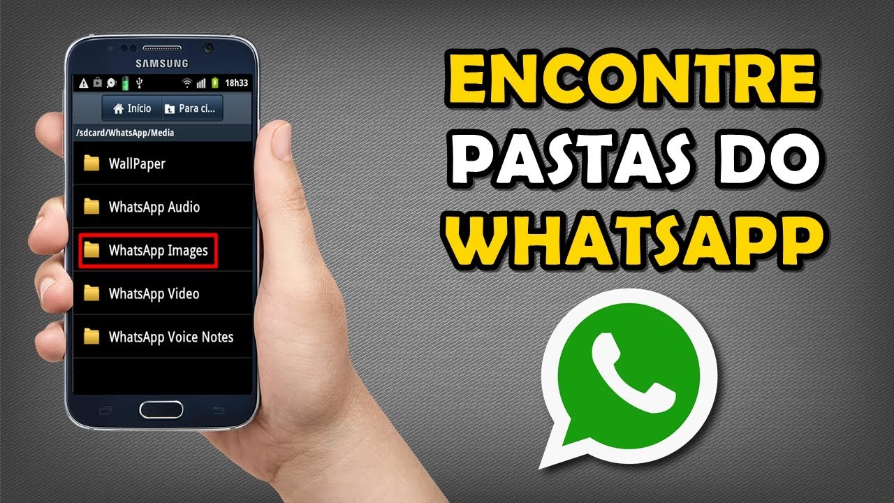 Encontre as Pastas e Arquivos do WhatsApp YouTube
