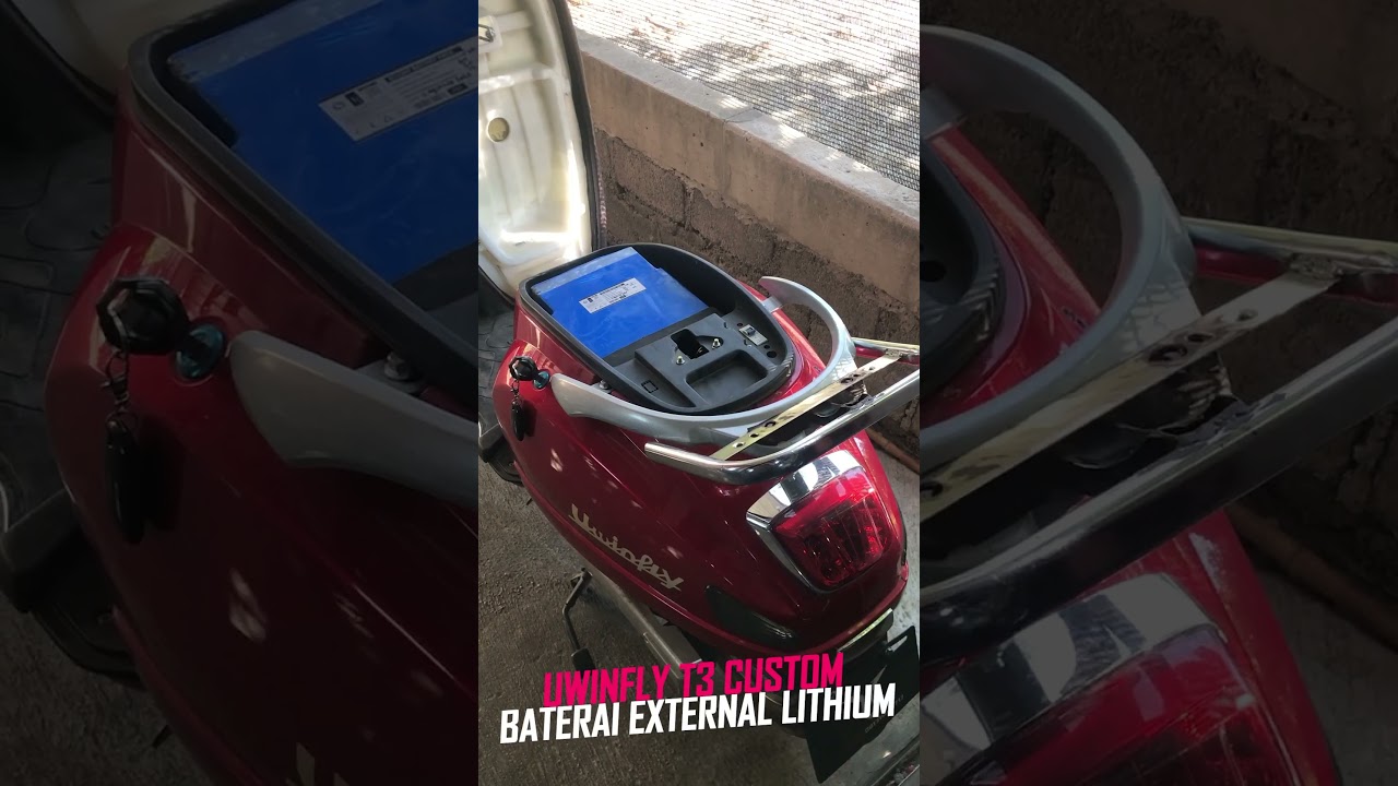 Custom Baterai Lifepo4 60V 25Ah Masuk Bagasi Uwinfly T3 Emang Muat?? Pasti-nya Muat Dong!!