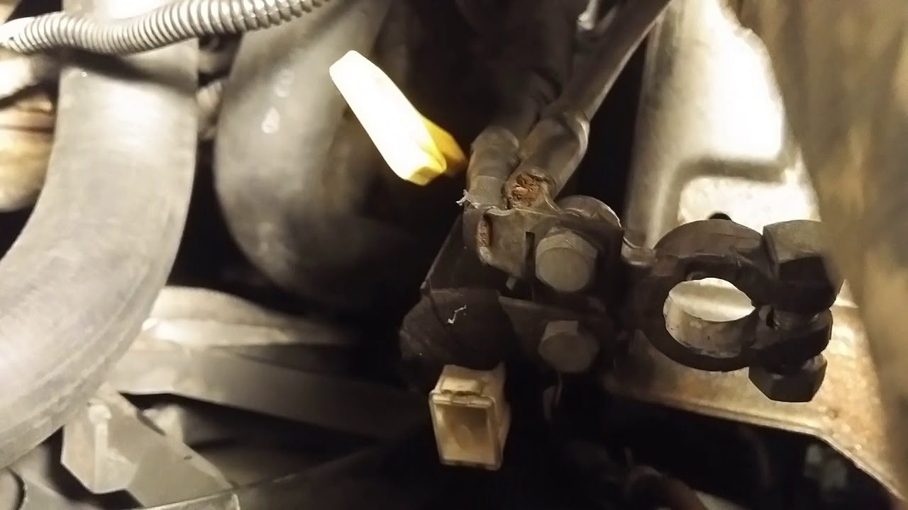 06 tucson 2.0 thermostat remove and replace part 5