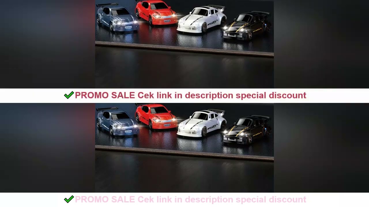 2025 New Kf20 1:64 Drift Rc Car Four-wheel remote-controlled racing car Full proportions Desk Compet