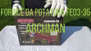 Forbice Fe03-35 A Batteria Per Potatura Archman
