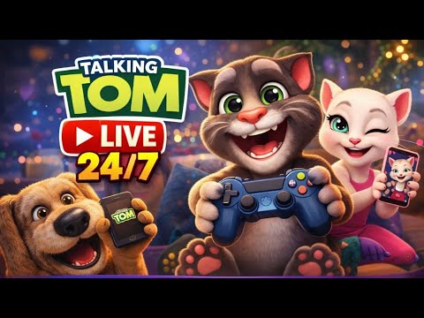 Tom Streamer 🔴 Live stream. Best moments of Talking Tom😊 - YouTube