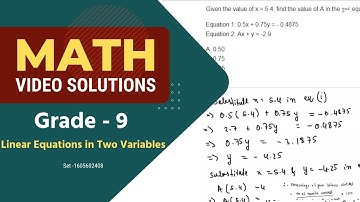 Grade 9 Mathematics Word Problems - Linear Equations In Two Variables word problems - Set 1605602408