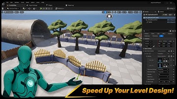 Spline Assist – Speed Up Your Level Design || Unreal Engine Tool🔥
