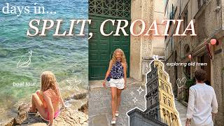 summer in CROATIA 🇭🇷 what to see, eat & do in SPLIT! (blue lagoon, island hopping & more)