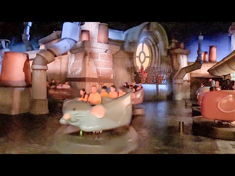 Ratatouille Ride in Paris - Trackless Dark Ride POV - Walt Disney Studios